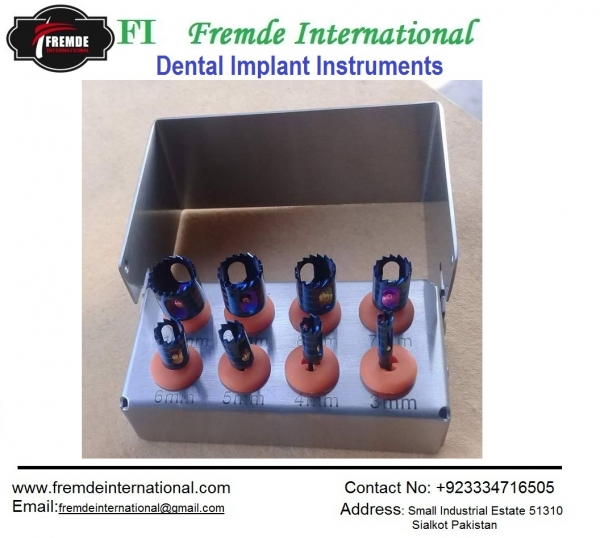 Dental implant Trephine Drills border=