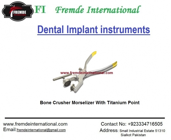 Bone Crusher Morselizer with titanium point border=