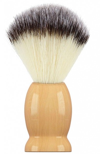 Shaving Brush with Hard Wood Handle border=