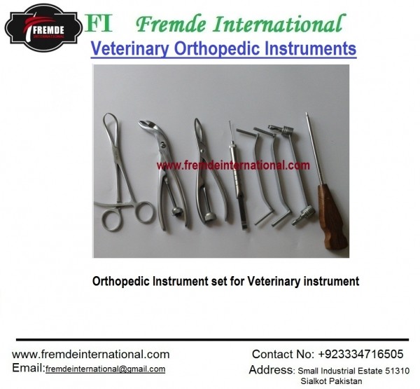 Orthopedic Instrument set for  Veterinary instrument border=