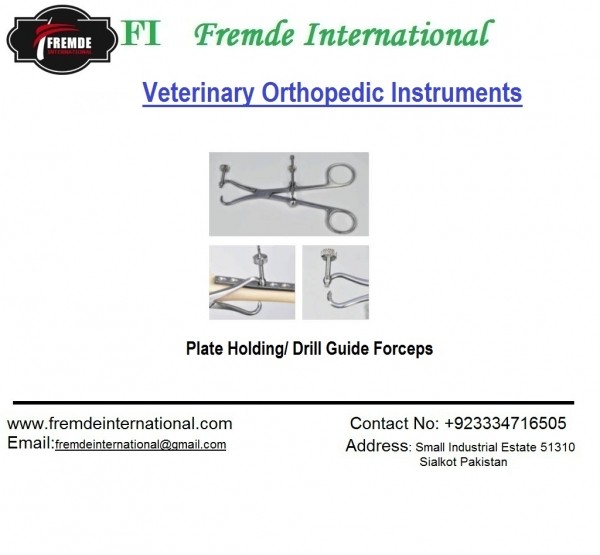 Plate Holding/ Drill Guide Forceps border=
