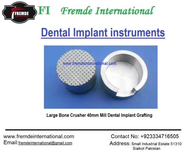 Dental Implant Bone Crusher Grinder set border=