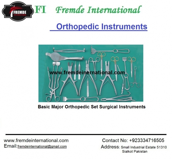 Basic Major Orthopedic Set Surgical Instruments border=